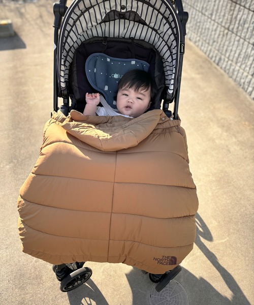 抱っこ紐ケープ THE NORTH FACE フード付きキルティング 抱っこ紐