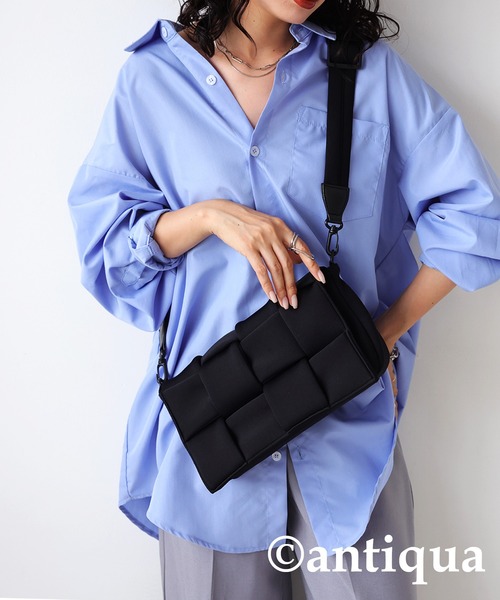antiqua（アンティカ） ショルダーバッグ バッグ メッシュショルダー