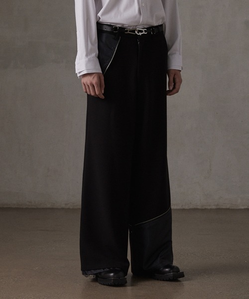 GRANCY スラックス 「GRANCY」Reverse LayeredDesign Slacks
