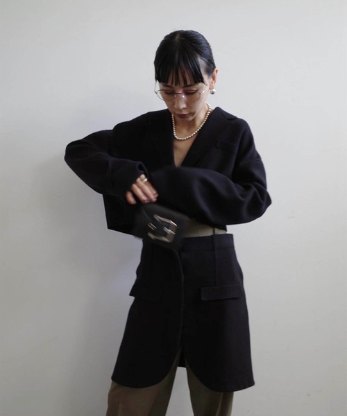 Ameri（アメリ） コート アウター JACKET SEPARATE KNIT TOP