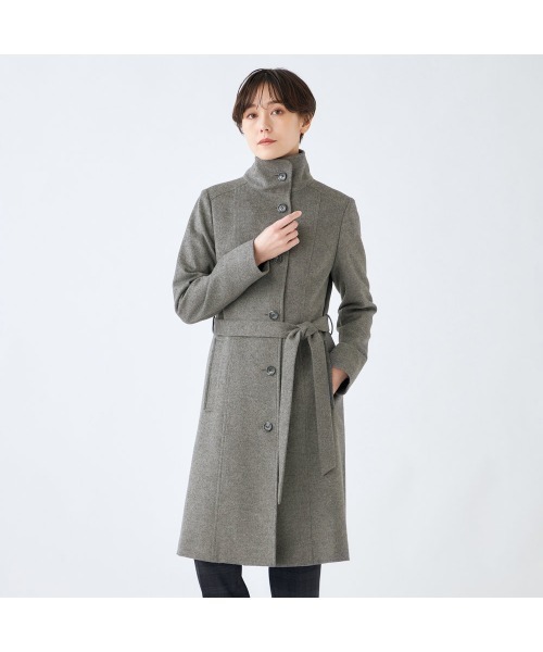 SUIT SELECT トレンチコート コート 「カシミヤ混ウール」スタンド
