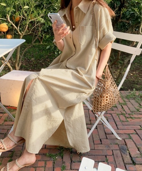 シャツワンピース ロングシャツワンピース : ZOZOTOWN Yahoo!店 - 通販