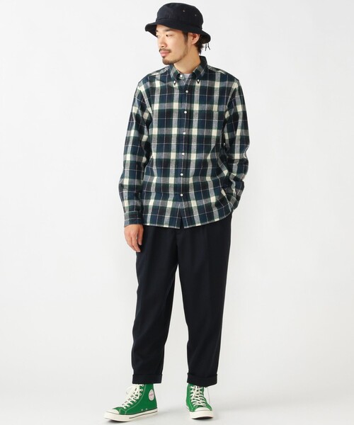 BEAMS+（ビームスプラス） パンツ BEAMS PLUS / 2プリーツ フランネル