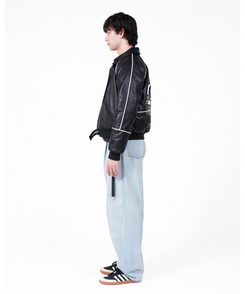 FORSOMEONE（フォーサムワン） スタジャン FORSOMEONE AVIREX LEATHER