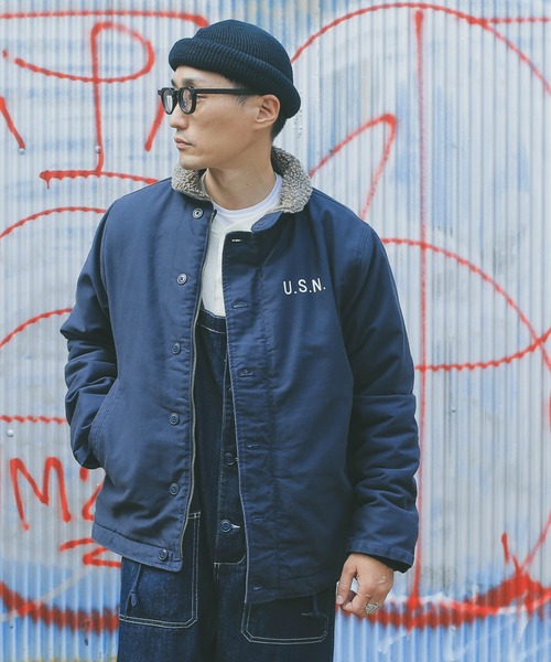 WAIPER.inc ジャケット ミリタリージャケット U.S.NAVY N-1 デッキ