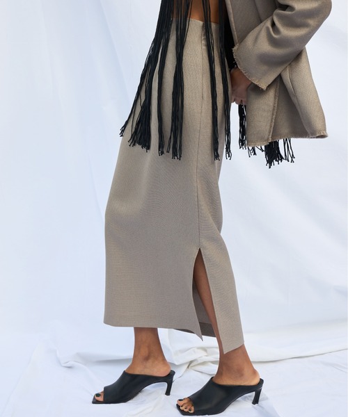 JOSE MOON（ジョゼムーン） スカート TWEED SLIT SKIRT/ツイード