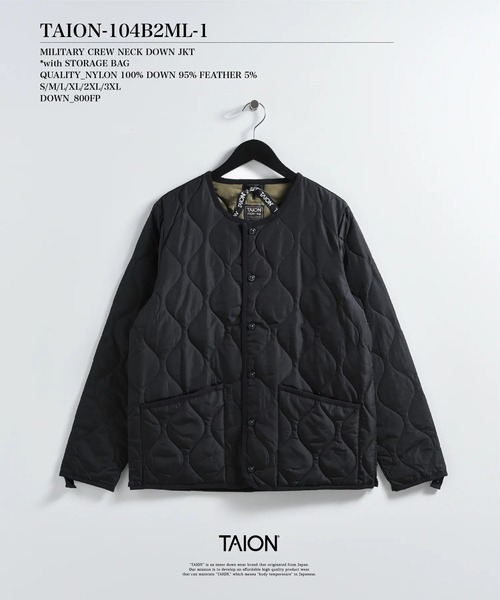 TAION（タイオン） ダウンジャケット ダウン 「」「ユニセックス