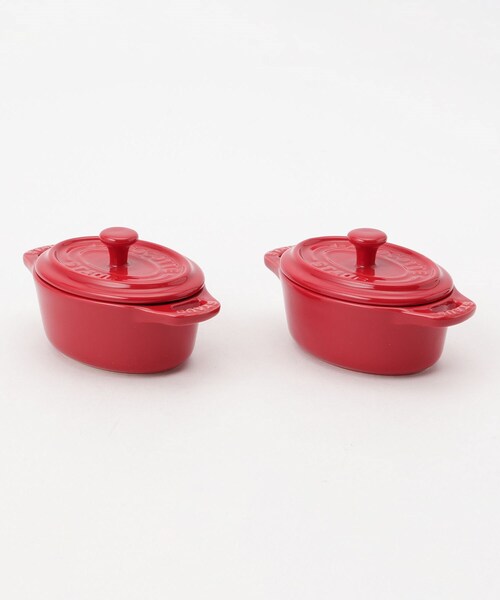 212 KITCHEN STORE 食器 STAUBセラミックココットオーバル11cmペア