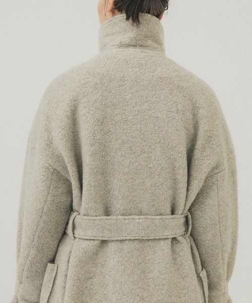 IHNN（イン） コート アウター 「IHNN/(イン)」BOA HIGH NECK COAT