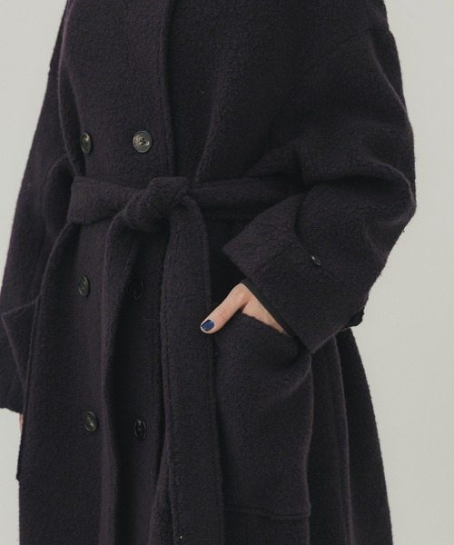 IHNN（イン） コート アウター 「IHNN/(イン)」BOA HIGH NECK COAT