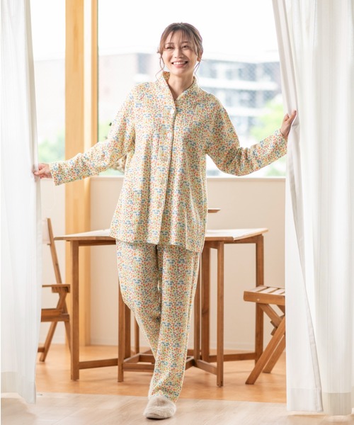 LIBERTY.（リバティ） パジャマ ルームウェア 「LIBERTY」ニットキルト