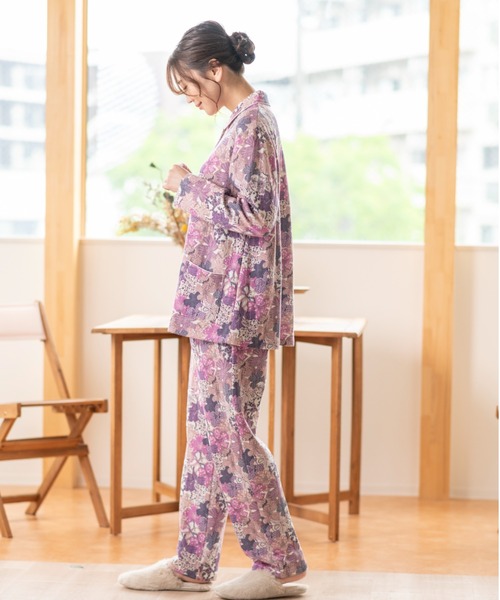 LIBERTY.（リバティ） パジャマ ルームウェア 「LIBERTY」ニットキルト