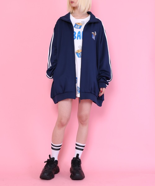 PUNYUS（プニュズ） ジャージ レディース フードジャージトップ