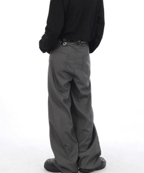 ROOP TOKYO スラックス 2TUCK WIDE STRAIGHT SLACKS/2タックワイド