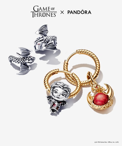 PANDORA（パンドラ） チャーム ゲーム・オブ・スローンズ ターガリエン