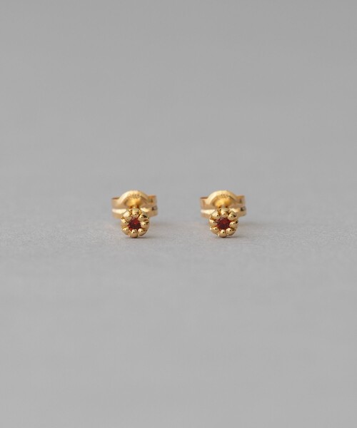 ete（エテ） ピアス K18YG フルール ピアス（誕生石 1・2・3・6・8・10