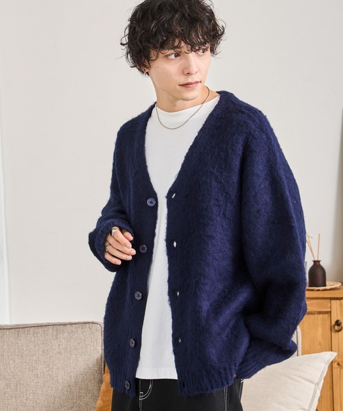 WEGO（ウィゴー） カーディガン WEGO/モヘアライクBIGカーディガン