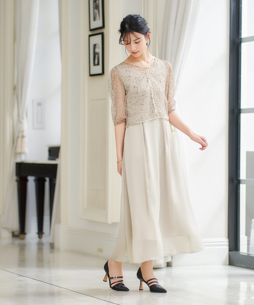 niana（ニアナ） ドレス 2wayレースボレロパーティードレス : ZOZOTOWN