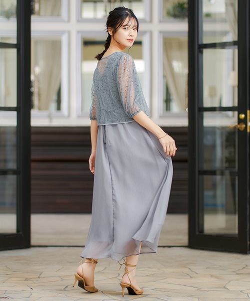 niana（ニアナ） ドレス 2wayレースボレロパーティードレス : ZOZOTOWN