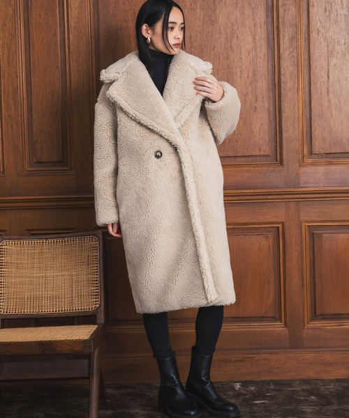 ELFRANK コート チェスターコート 「CLASSY 2月号掲載」オーバーサイズ