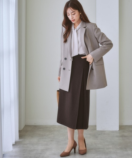 7days Life Styling スカートスーツ 「洗える・ストレッチ