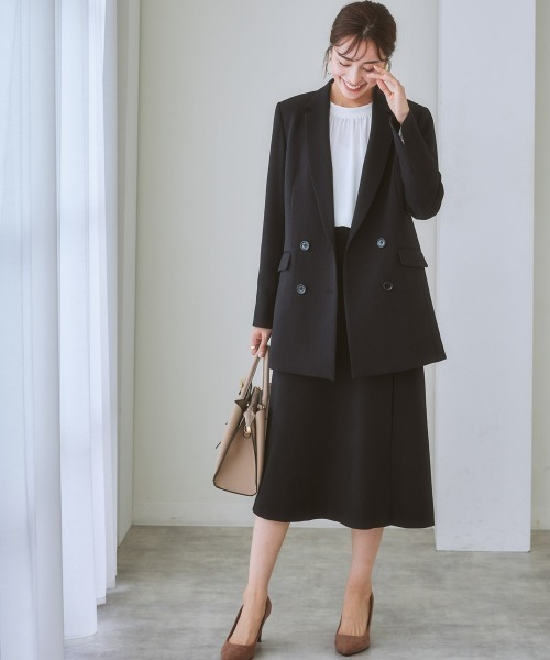 7days Life Styling スカートスーツ 「洗える・ストレッチ