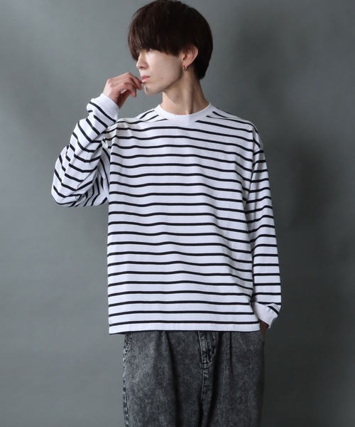 SITRY（シトリー） tシャツ Heavy weight border T-shirt