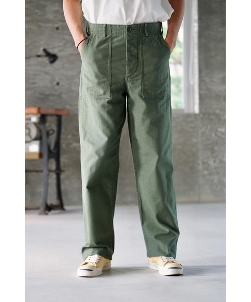 orSlow（オアスロウ） パンツ | バックサテン ファティーグパンツ MEN