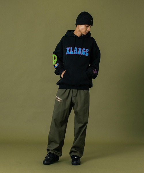 XLARGE（エクストラ ラージ） パーカー FLOWER PULLOVER HOODED SWEAT