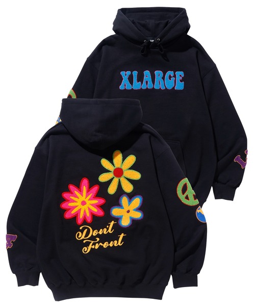XLARGE（エクストラ ラージ） パーカー FLOWER PULLOVER HOODED SWEAT