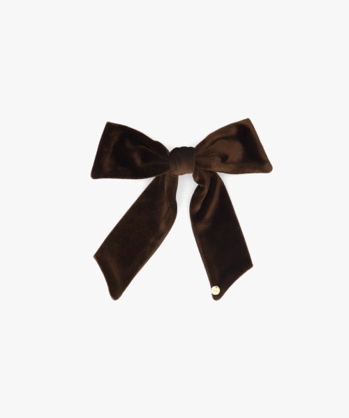 Chapeau d' O（シャポードオー） ヘアクリップ Velour Ribbon D.Clip