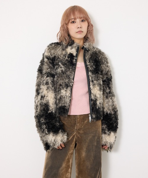 SLY（スライ） ブルゾン アウター 「2サイズ展開」CURLED BOA BZ