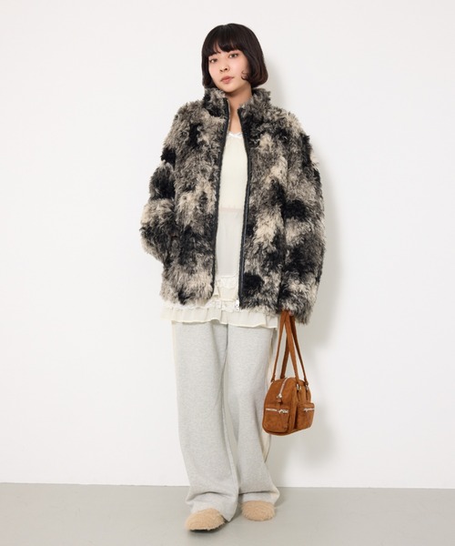 SLY（スライ） ブルゾン アウター 「2サイズ展開」CURLED BOA BZ