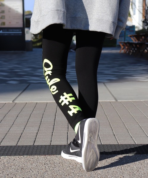 LUXE/R（ラグジュ） レギンス スパッツ (RM)「LUXE/R」ストレッチ 蛍光