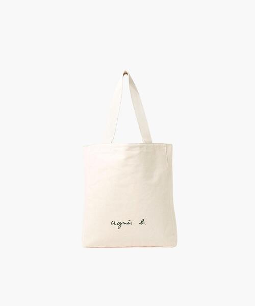 agnes b.（アニエスベー） トートバッグ WEB限定 ロゴ トートバッグ