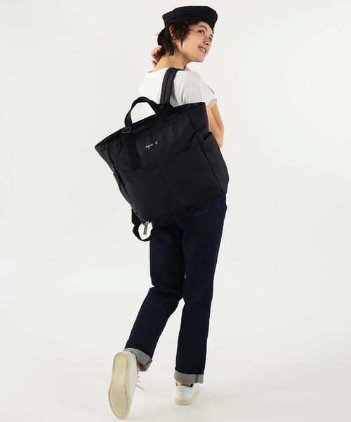agnes b.（アニエスベー） マザーズバッグ ロゴ ペアレンツバッグ