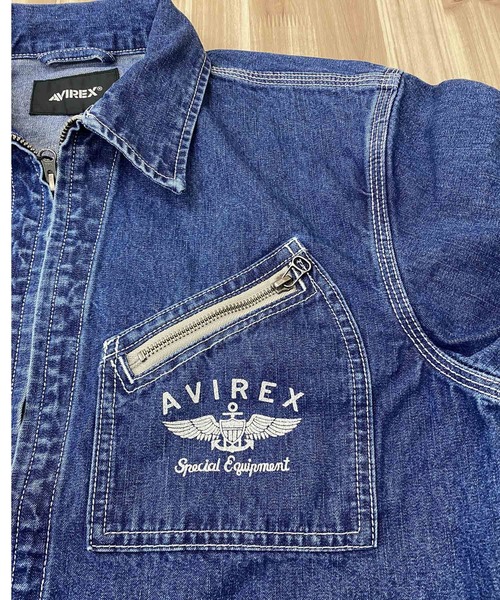 AVIREX（アヴィレックス） デニムジャケット gジャン DENIM WORK JKT