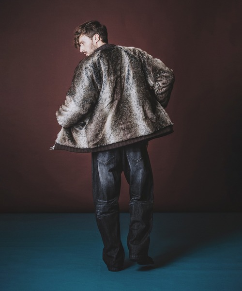 NO ID.（ノーアイディー） ブルゾン アウター 「NO ID.」Fake Fur Knit
