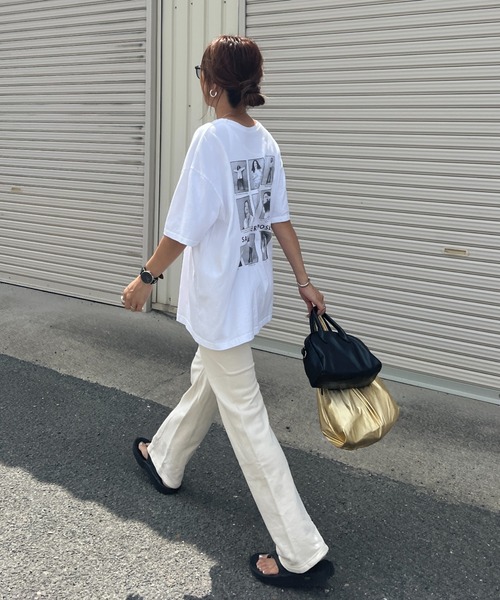I-SOOK（アイスー） tシャツ バックプリントグラフィックTシャツ