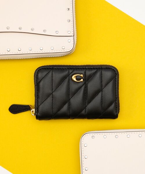 COACH（コーチ） 財布 スモール ジップ アラウンド カード ケース