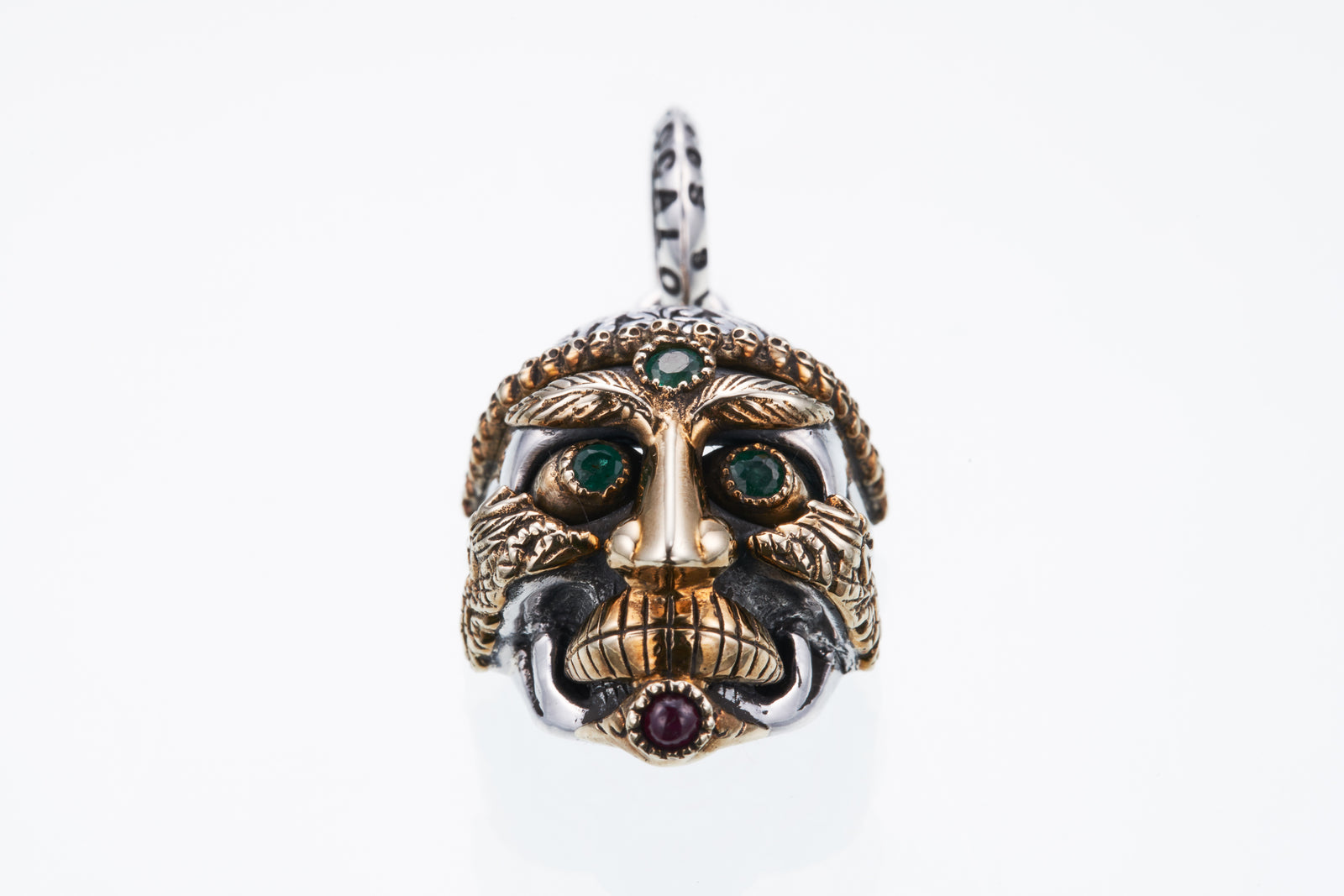 Tibetan Monk Skull Pendant : (S) Type1｜Tibetan Monk Skull Pendant