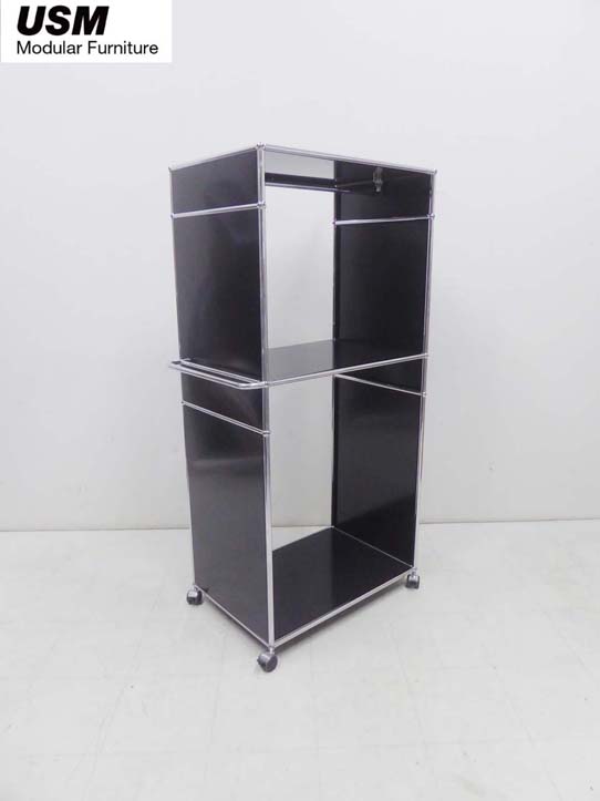 ☆USM Haller USMハラー☆1列2段 キャビネット ハンガーラック 収納