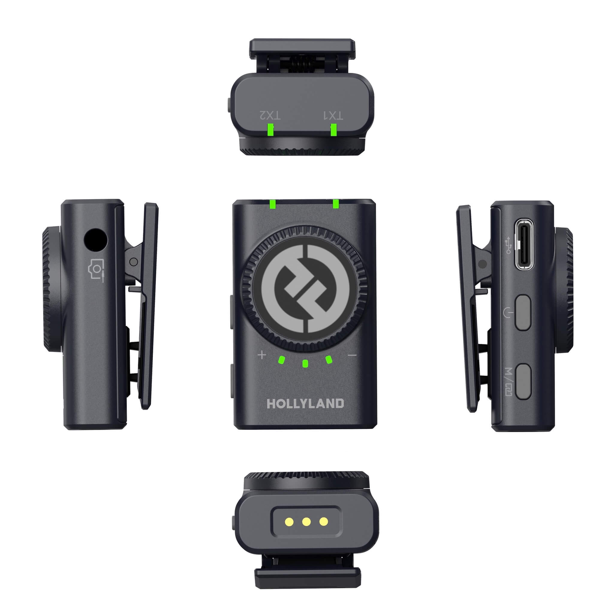 Hollyland LARK M2 Camera - Wireless Lavalier Microphone System