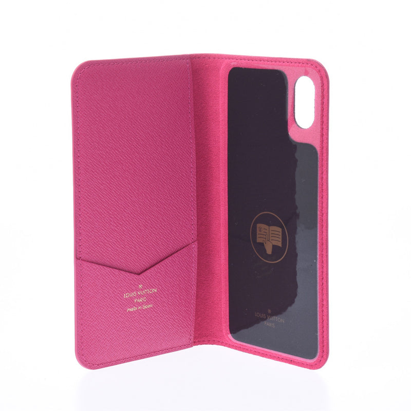 ルイヴィトンiPhone XS MAX フォリオ iPhoneケース 14145 ローズポップ
