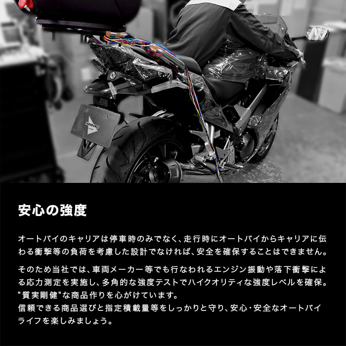 GSX-S125 DL32B DL32D GSX-R125 DL33B タンデムグリップ付きキャリア