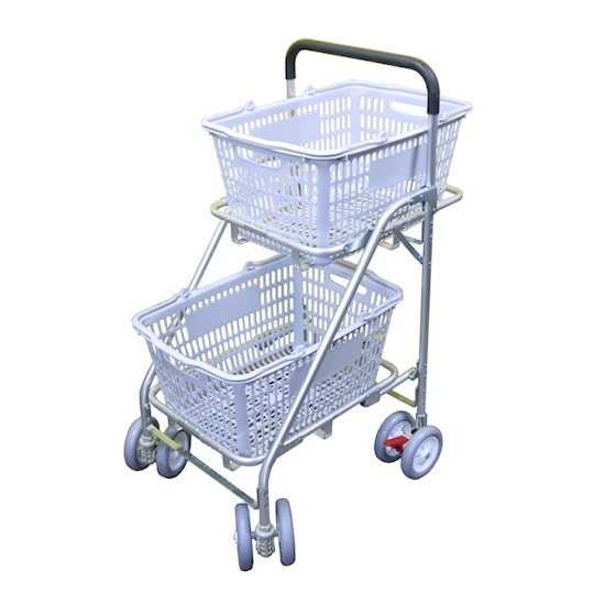 五十畑工業 バスケットカート 2段タイプ【福祉発明品ショップ本店】