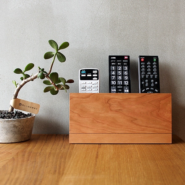 Remote control Stand」おしゃれな木製リモコンラック・ホルダー、収納