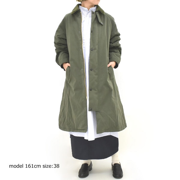 25AW】Barbour バブアー エクスモア パデッド コート 中綿ロングコート