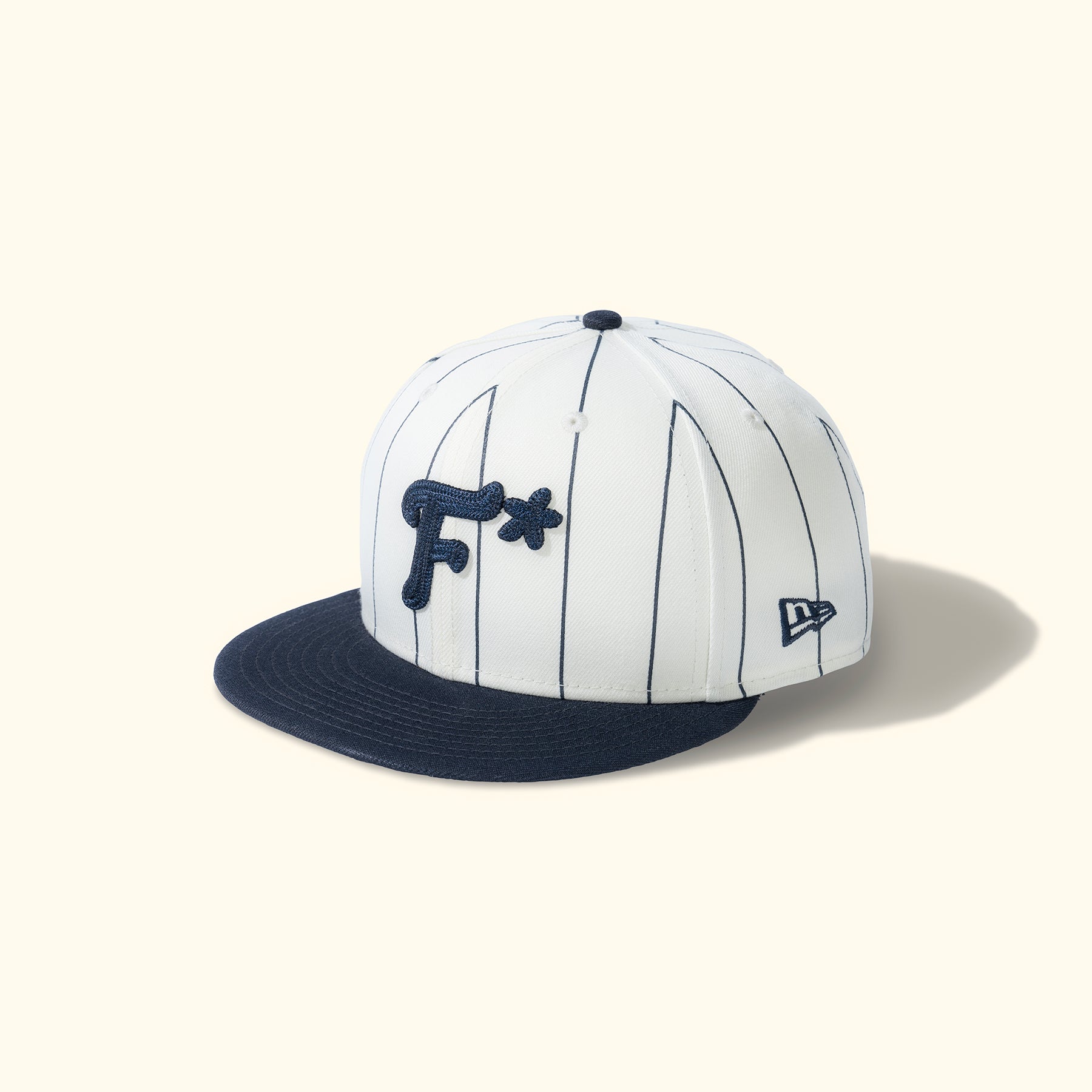 Striped F* Fitted Hat Navy – GOLF le FLEUR*