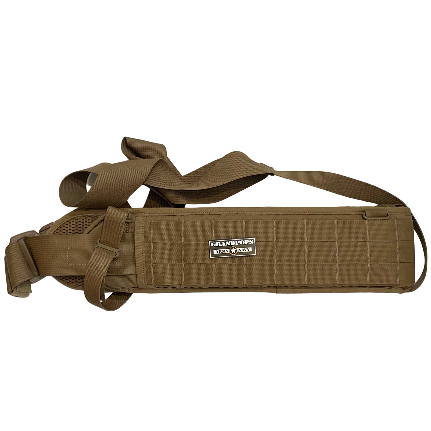 米軍放出品】USMC ベルト MサイズSUB BELT コヨーテブラウン 米軍実物